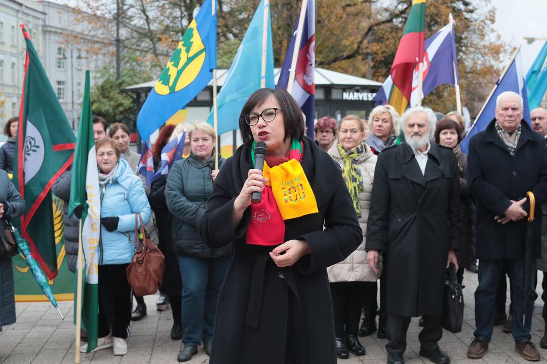 Kauno rajono gyventojai surengė piketą prie VRM