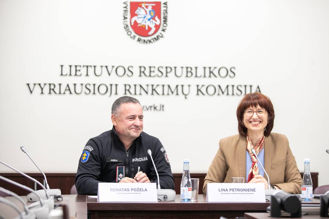 VRK spaudos konferencija Seimo rinkimams pristatyti