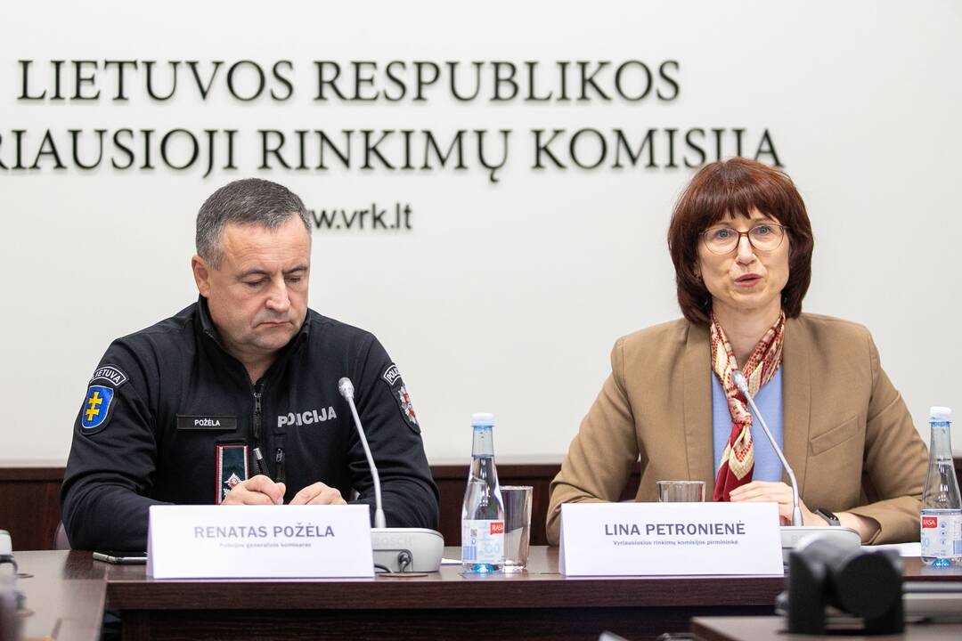 VRK spaudos konferencija Seimo rinkimams pristatyti