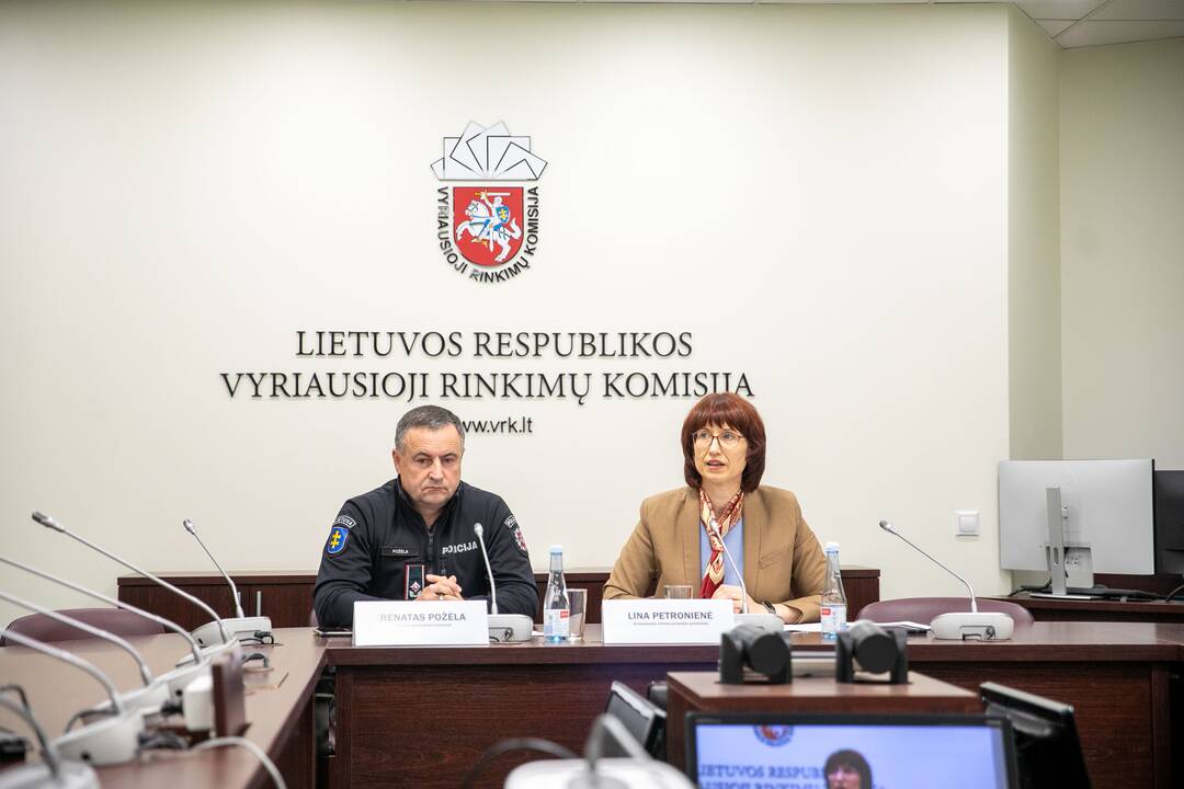 VRK spaudos konferencija Seimo rinkimams pristatyti