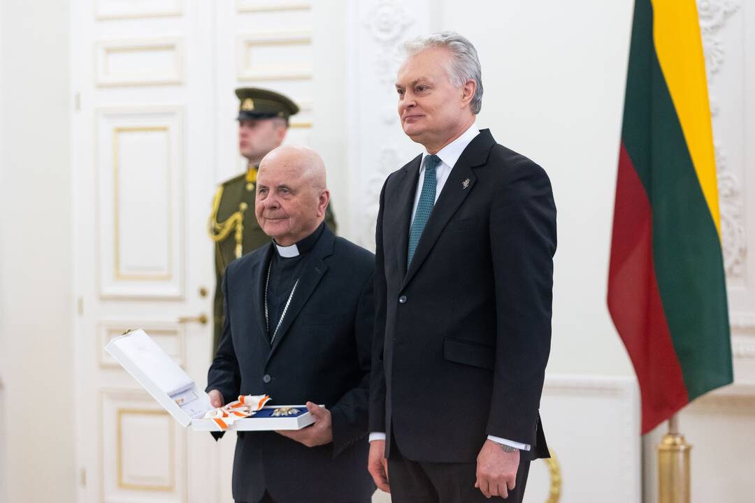 Valstybės apdovanojimų įteikimo ceremonija Prezidentūroje (2025 m.)