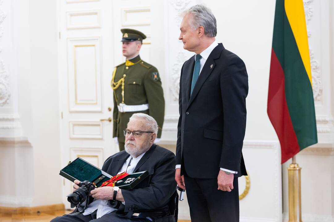 Valstybės apdovanojimų įteikimo ceremonija Prezidentūroje (2025 m.)