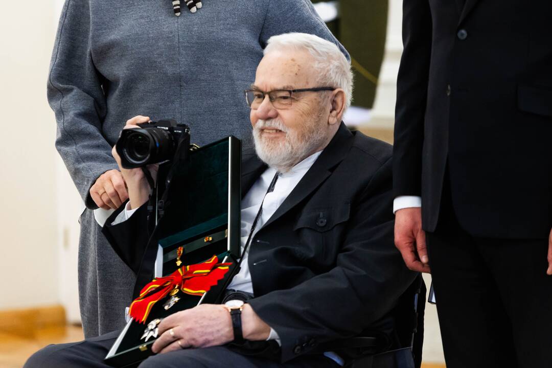 Valstybės apdovanojimų įteikimo ceremonija Prezidentūroje (2025 m.)