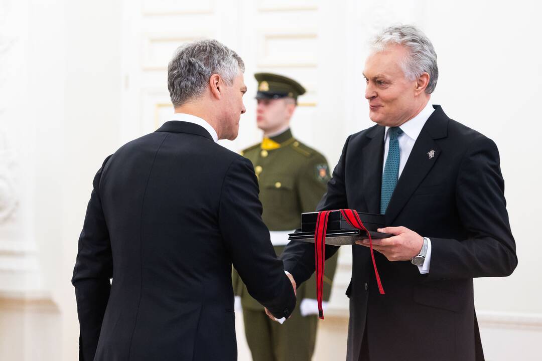 Valstybės apdovanojimų įteikimo ceremonija Prezidentūroje (2025 m.)