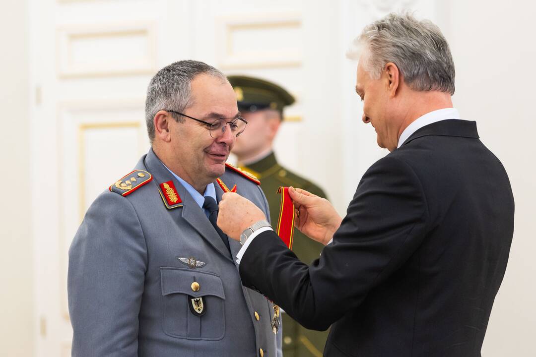 Valstybės apdovanojimų įteikimo ceremonija Prezidentūroje (2025 m.)