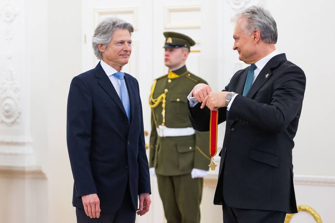 Valstybės apdovanojimų įteikimo ceremonija Prezidentūroje (2025 m.)