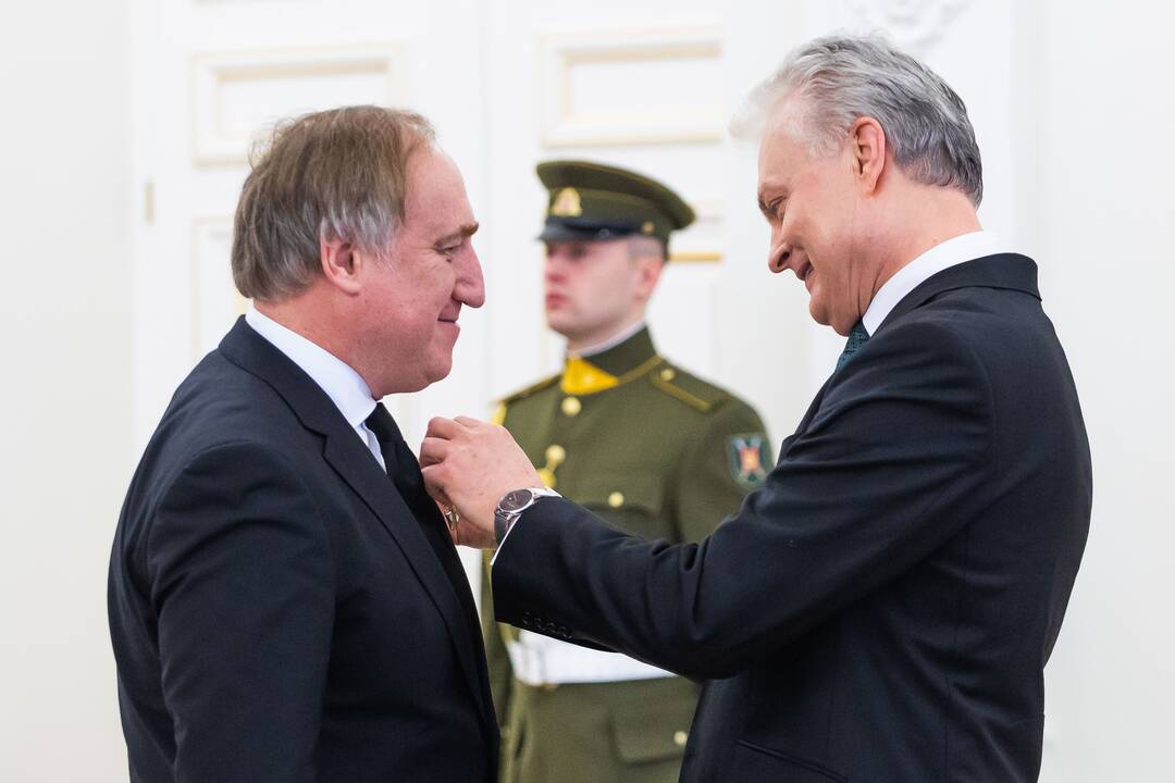 Valstybės apdovanojimų įteikimo ceremonija Prezidentūroje (2025 m.)