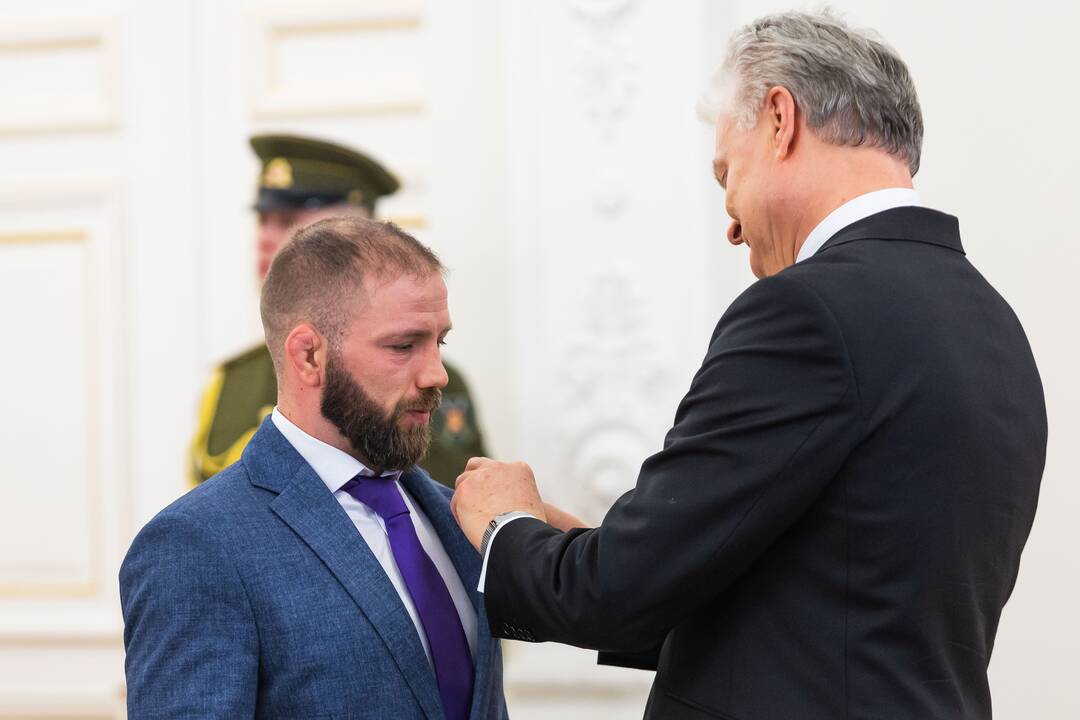 Valstybės apdovanojimų įteikimo ceremonija Prezidentūroje (2025 m.)