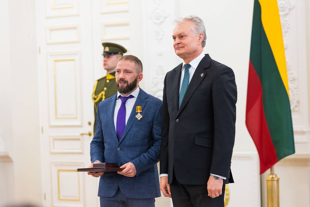 Valstybės apdovanojimų įteikimo ceremonija Prezidentūroje (2025 m.)