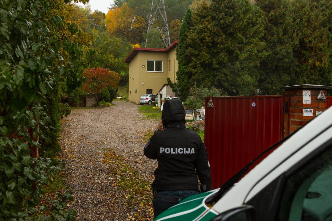 Krata policijos sulaikyto BMW vairuotojo namuose