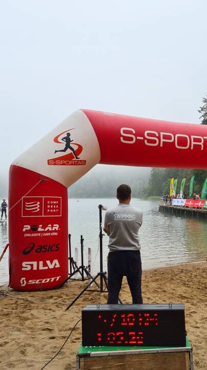 Išbandymas: Vilniaus plaukimo maratonas – asmeninis iššūkis kiekvienam dalyviui.