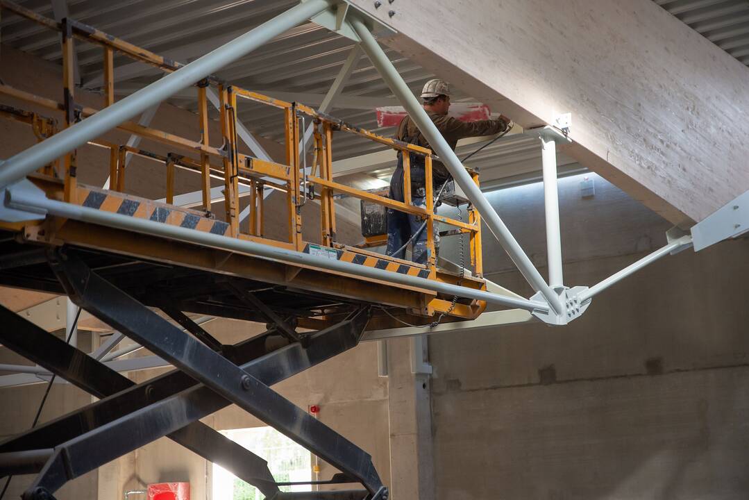Naujoji ledo arena Kaune kyla lyg ant mielių