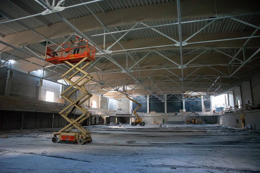 Naujoji ledo arena Kaune kyla lyg ant mielių