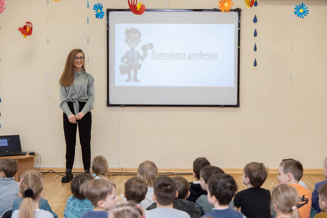 Mažųjų kauniečių pažintis su žurnalistika