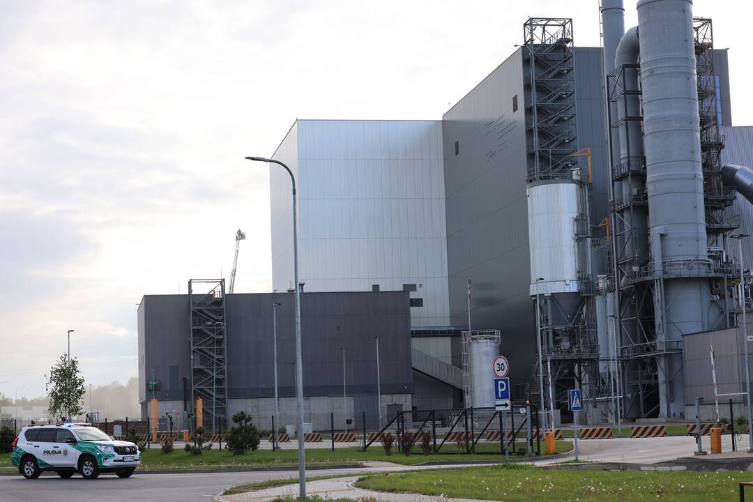 Kauno kogeneracinėje jėgainėje kilo gaisras