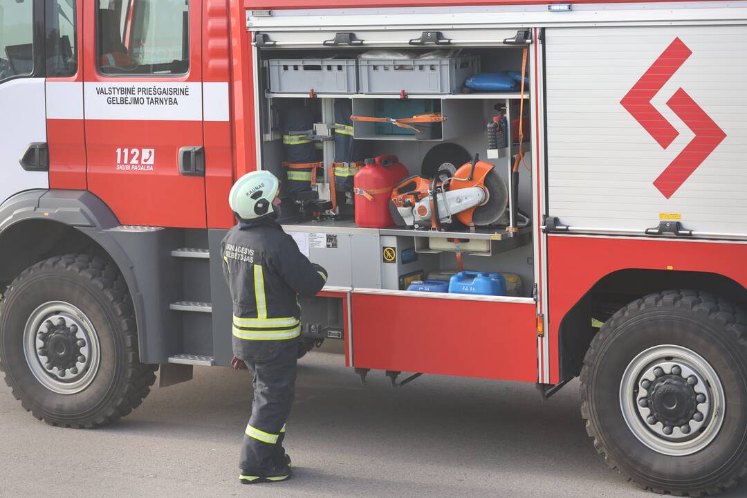 Kauno kogeneracinėje jėgainėje kilo gaisras