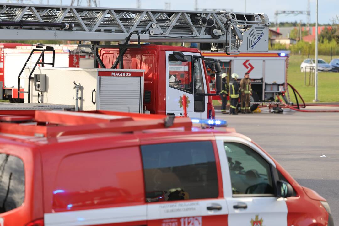 Kauno kogeneracinėje jėgainėje kilo gaisras