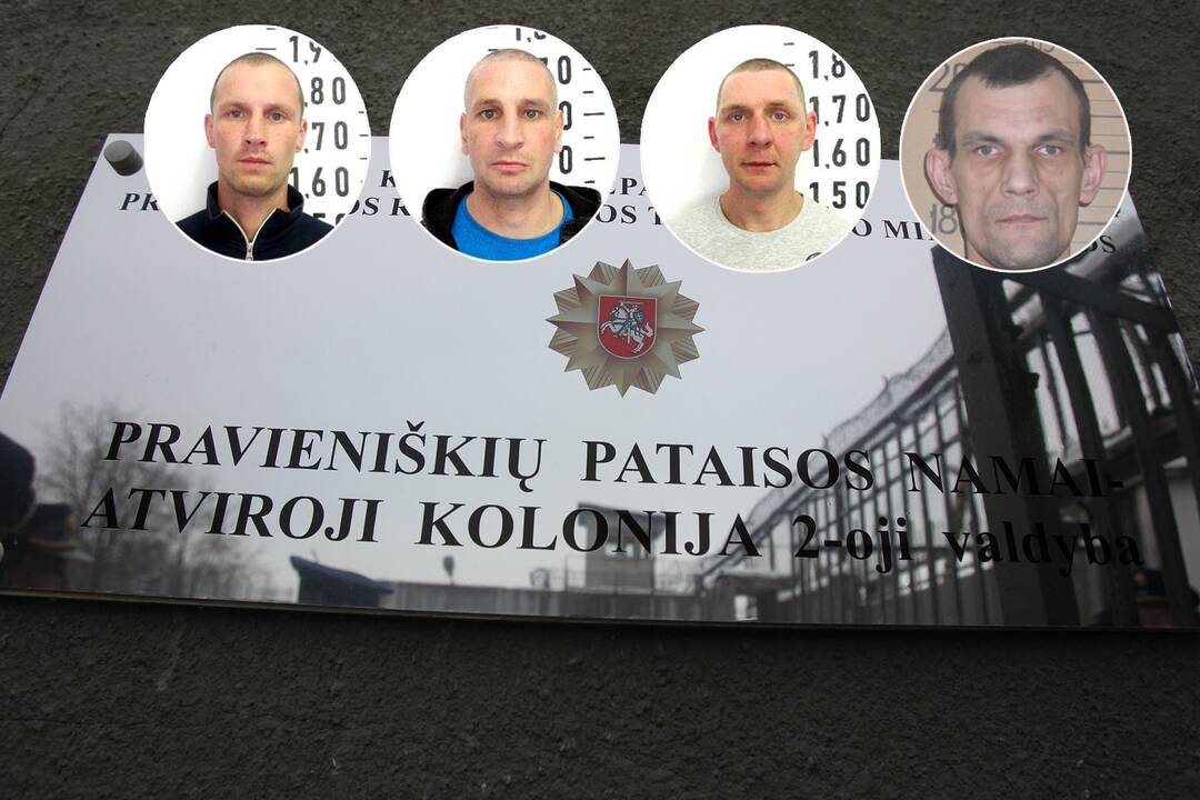 Pravieniškių kaliniai pagerino visus pabėgimo rekordus: pavyko rasti ne visus, pusės dar ieškoma