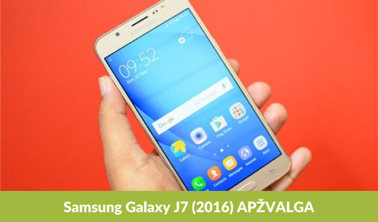 Galaxy J7 – daugiau nei įrenginys asmenukėms?