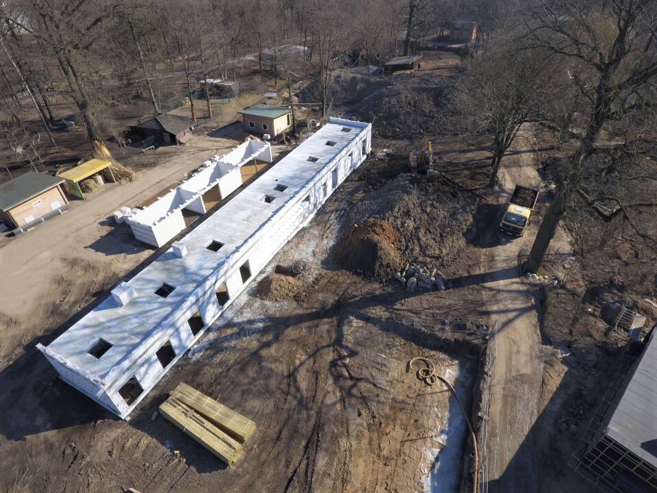 Įpusėjo Lietuvos zoologijos sodo renovacija