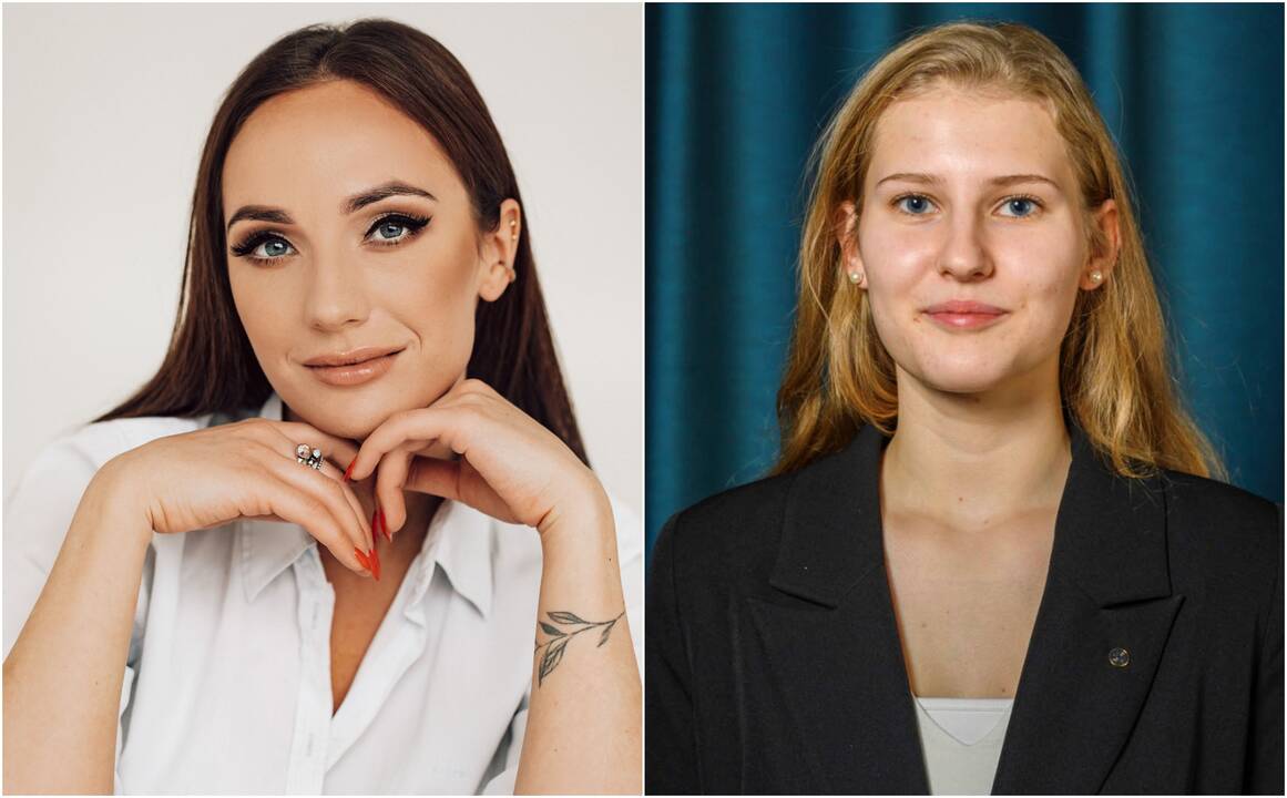 Marija Arutiunova (kairėje) ir Meda Surdokaitė (dešinėje)