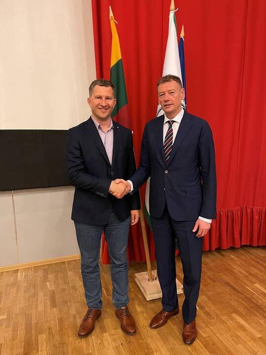 Marius Horbačauskas (iš kairės), Vidmantas Janulevičius, Jonas Guzavičius