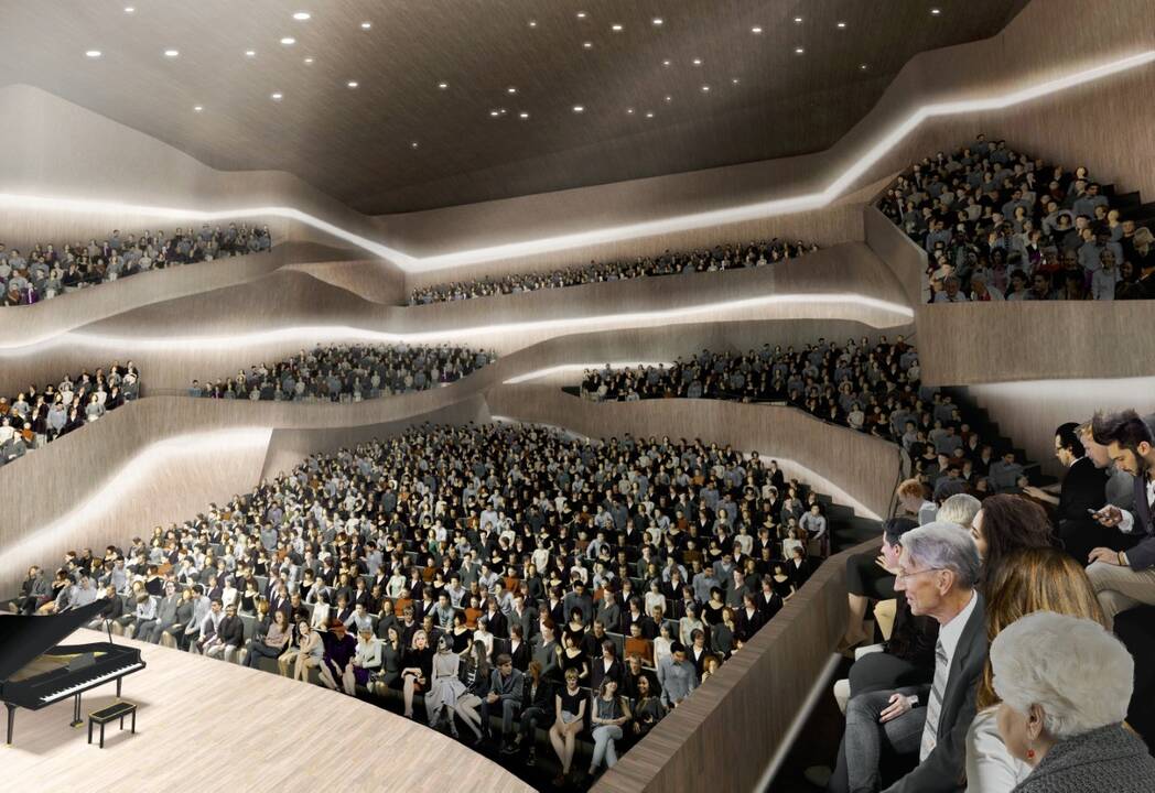 Projektas: M. K. Čiurlionio koncertų centro vizija.