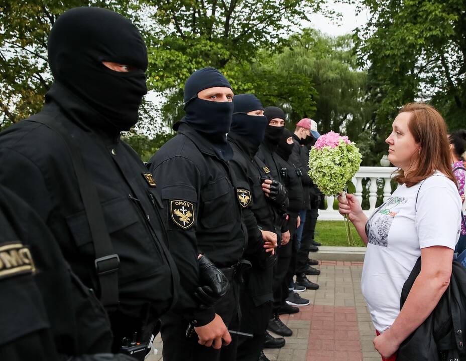 Per A. Lukašenkos gimtadienį – tūkstantinės minios protestas