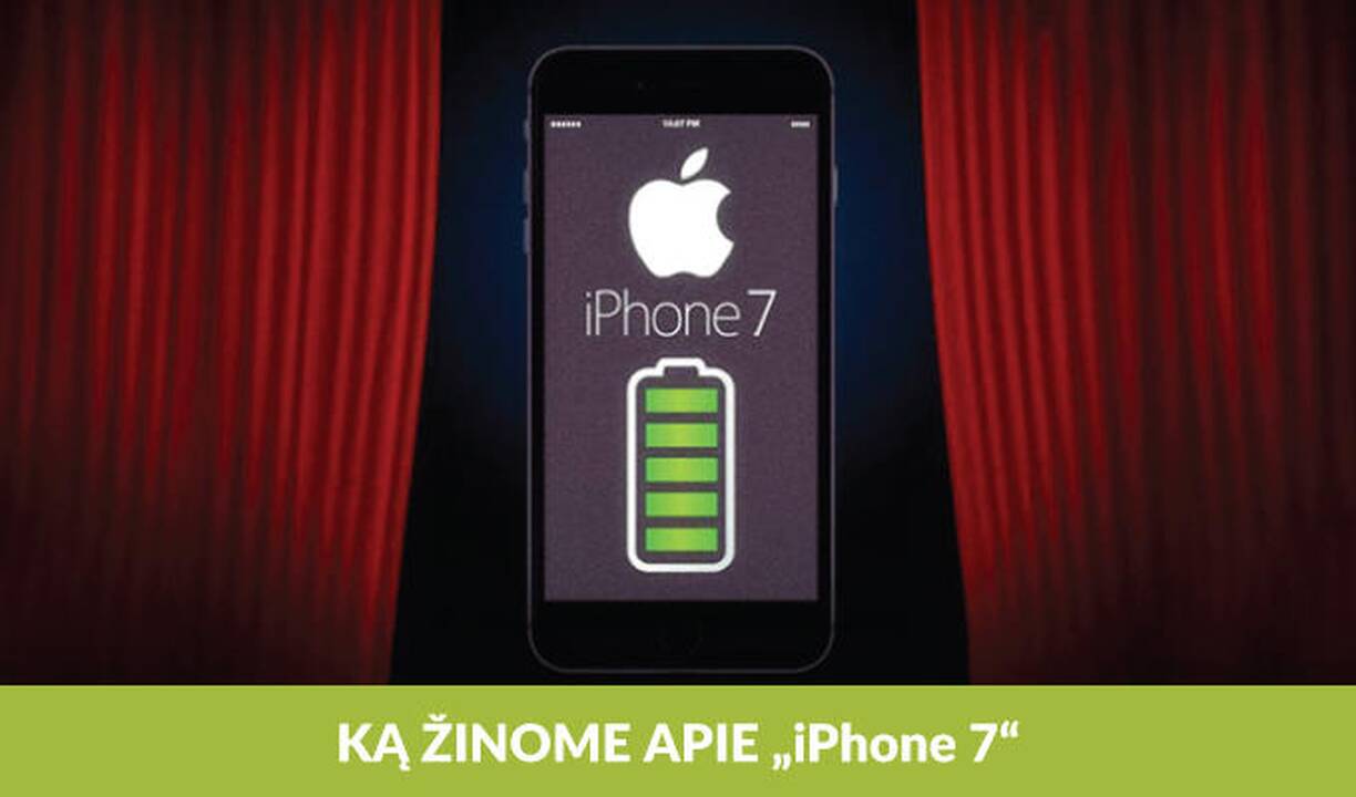 Ko galime tikėtis iš naujojo „iPhone 7“?