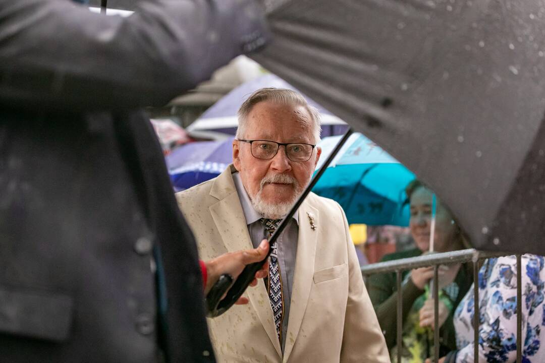 Neries krantinėse Vilniuje – tūkstančiai vėliavų ir „Tautiška giesmė“