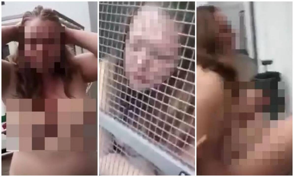 Nuogos sulaikytosios įrašą paviešinęs policininkas atleistas iš darbo