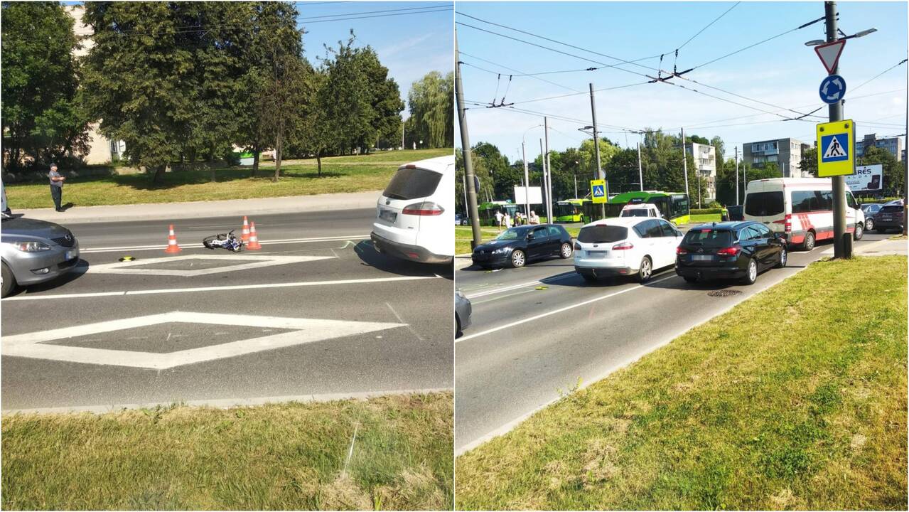 Eismo nelaimė Draugystės parko prieigose