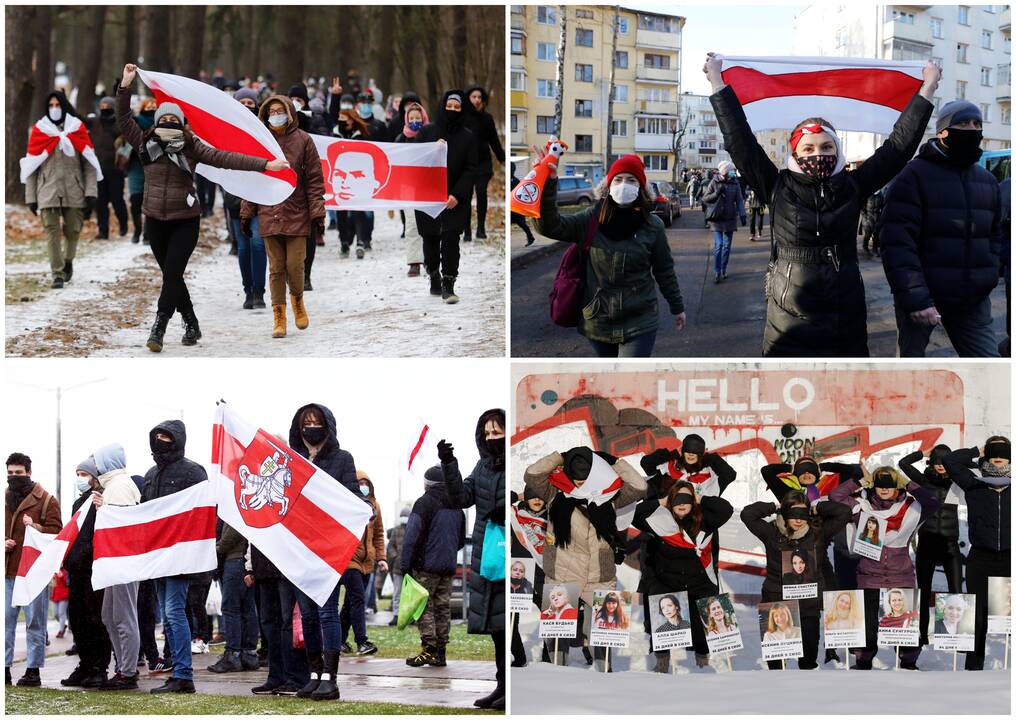 Minske – nauji protestai: „Nepamiršime ir neatleisime!“