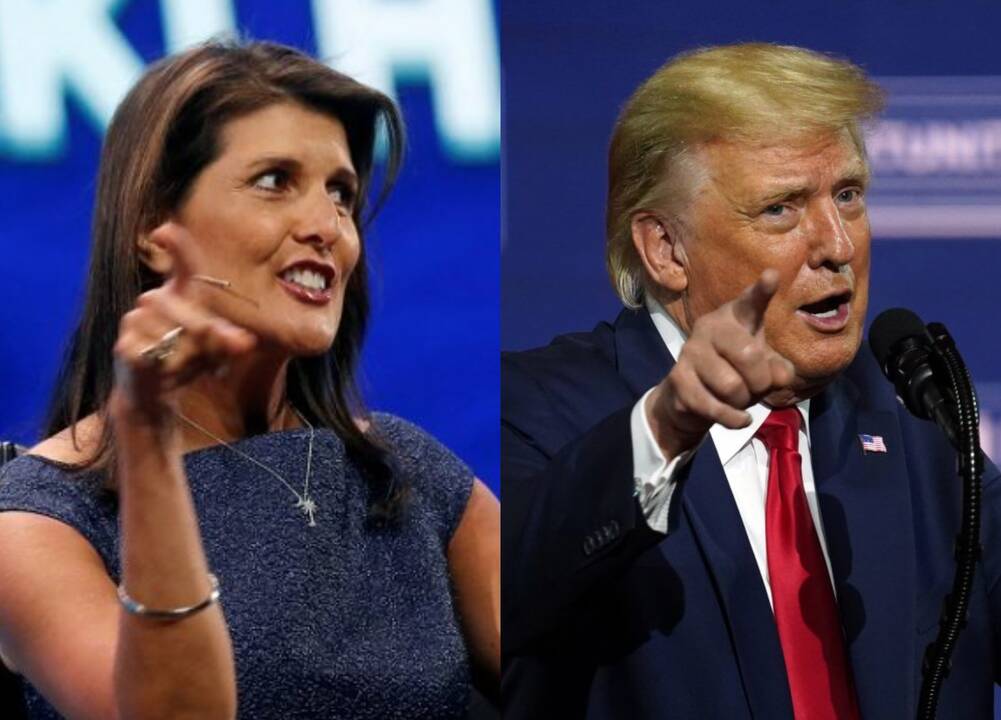 Donaldas Trumpas ir Nikki Haley