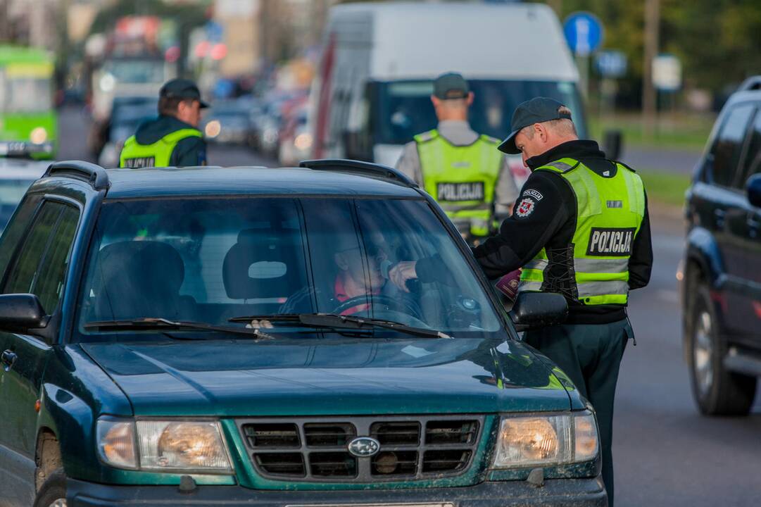 Policijos reidas Taikos prospekte