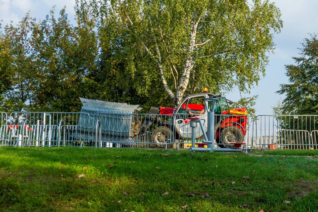 Santakoje – paskutiniai pasiruošimai Šventojo Tėvo vizitui