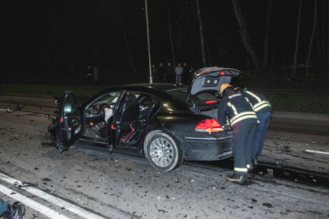 BMW ir „Audi“ avarija Kaune