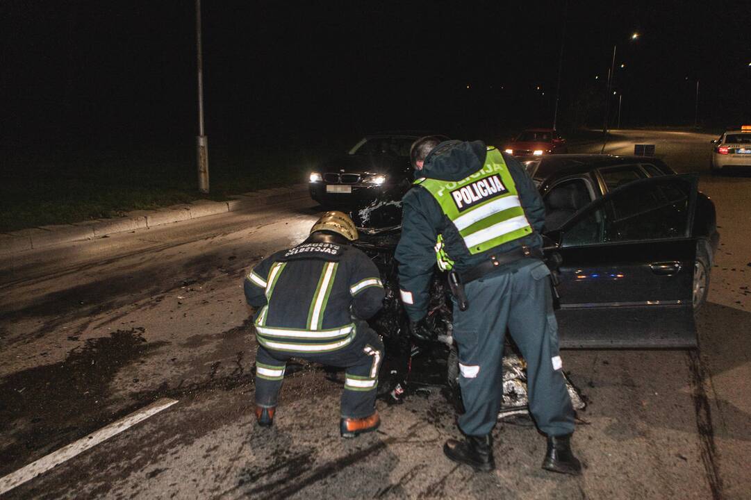 BMW ir „Audi“ avarija Kaune