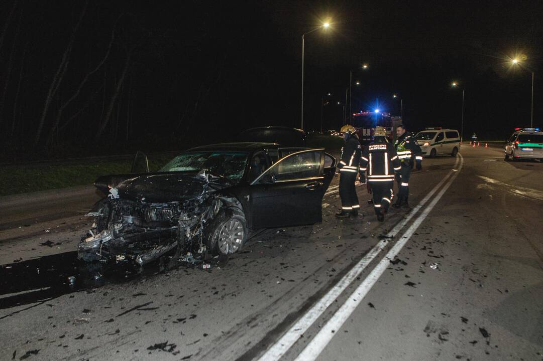 BMW ir „Audi“ avarija Kaune