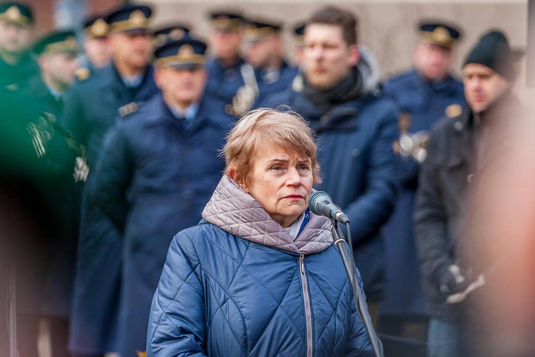 Kaune atidengta paminklinė plokštė sušaudytiems ministrams