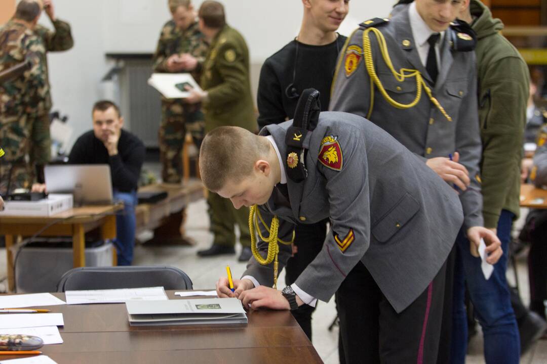 Šaulių viktorina Karo muziejuje