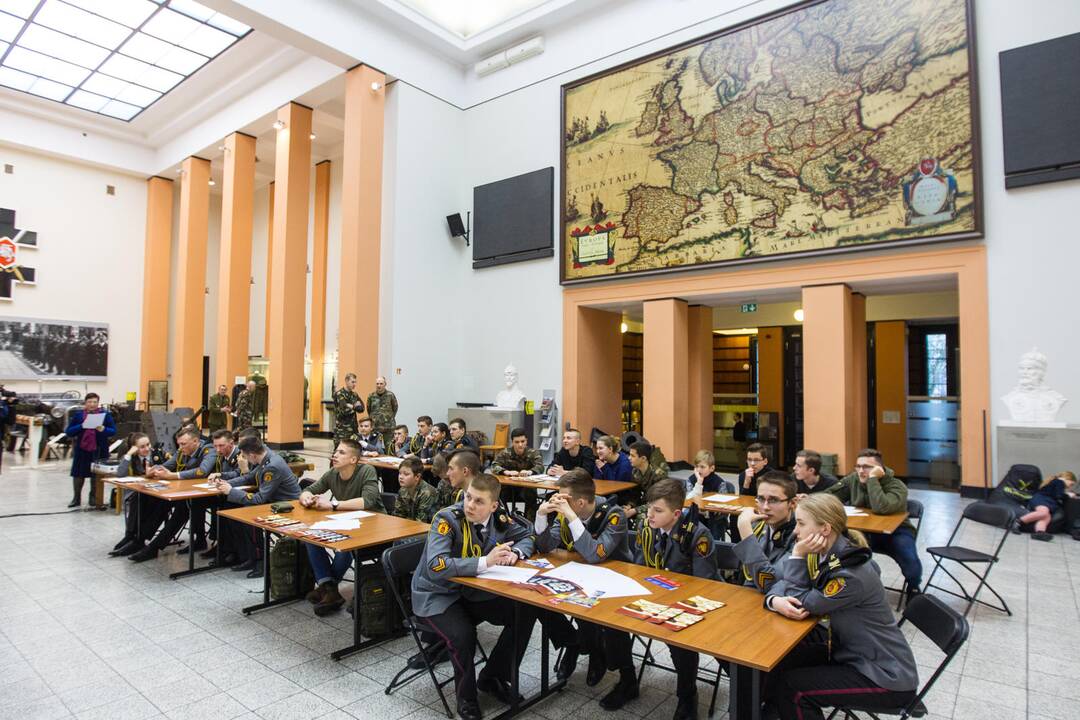 Šaulių viktorina Karo muziejuje