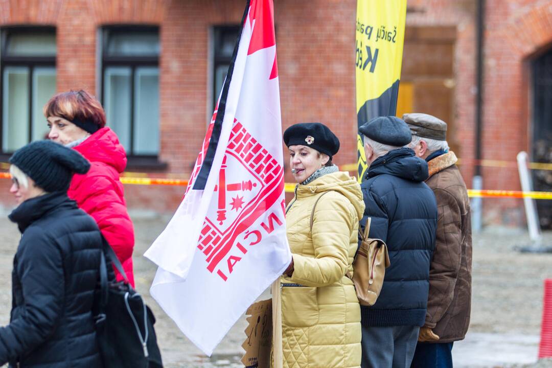 Šančių protestas dėl automobilių plovyklos