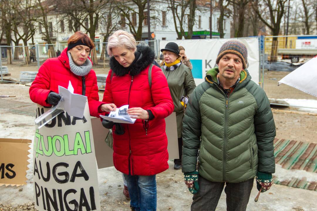 Šančių protestas dėl automobilių plovyklos