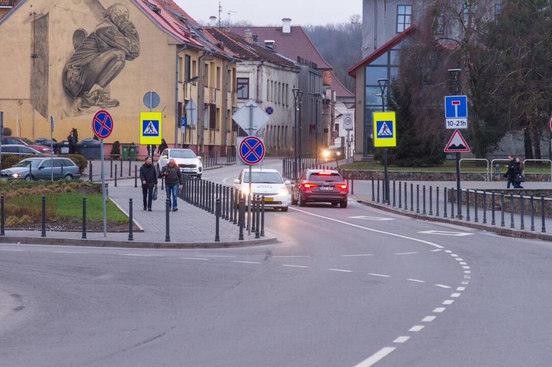 A. Jakšto gatvės eismo problemos