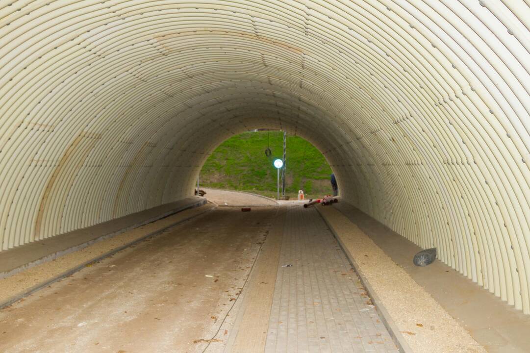 Automobilių eismas Amalių tuneliu
