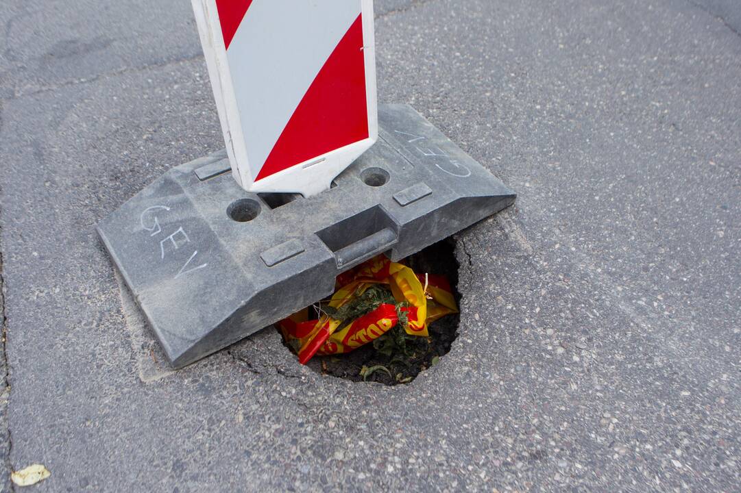 Įgriuvos Kauno gatvėse