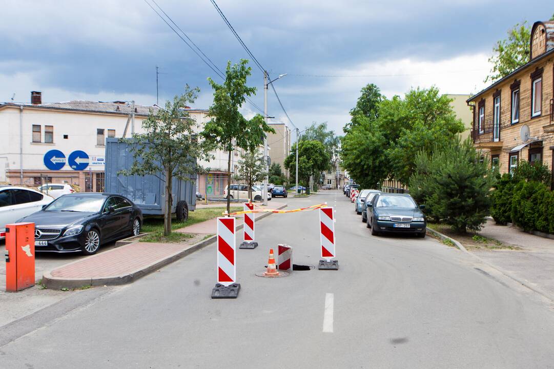 Įgriuvos Kauno gatvėse