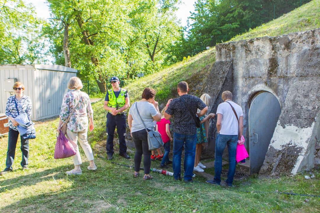 Inovatyvi ekspozicija Kauno geležinkelio tunelyje