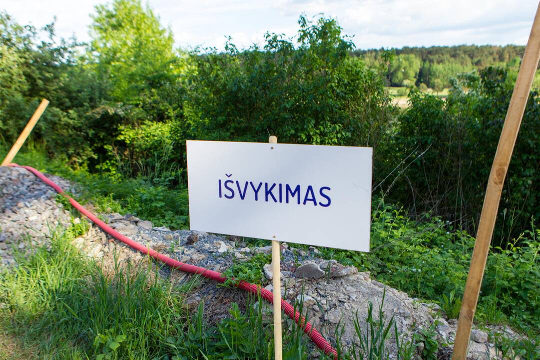 Inovatyvi ekspozicija Kauno geležinkelio tunelyje
